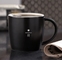 8oz,12oz,14oz,16oz Large Capacity Laser Engraving Ceramic Water Cup Creative Coffee Cup Logo Customization Black Matte M